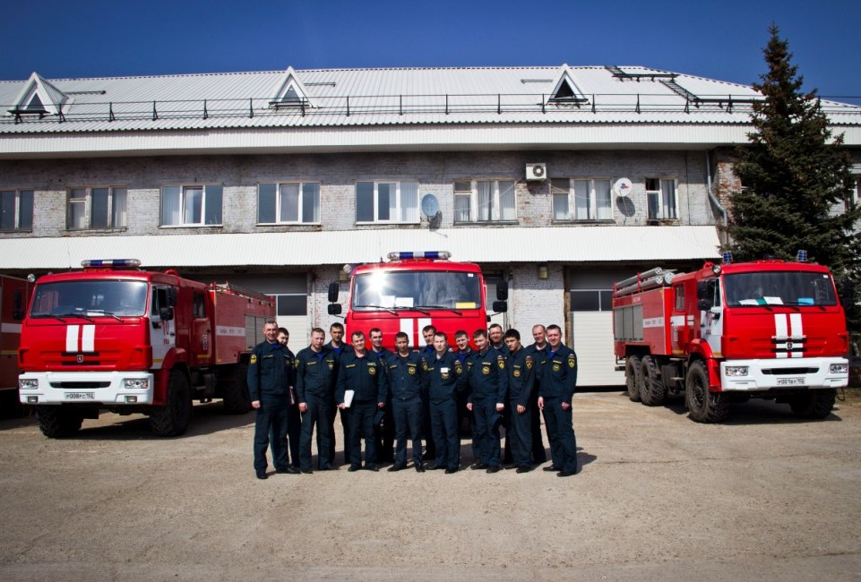 Пожарные части карта